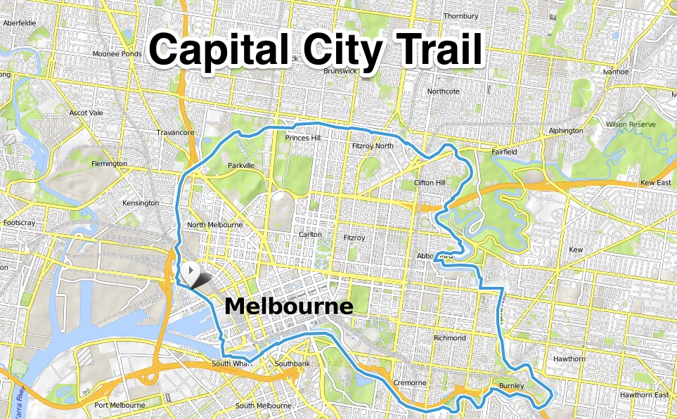 capital city trail in melbourne
